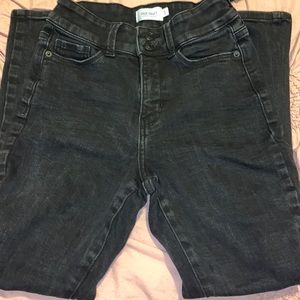 True Craft Black High Rise Skinny Jeans